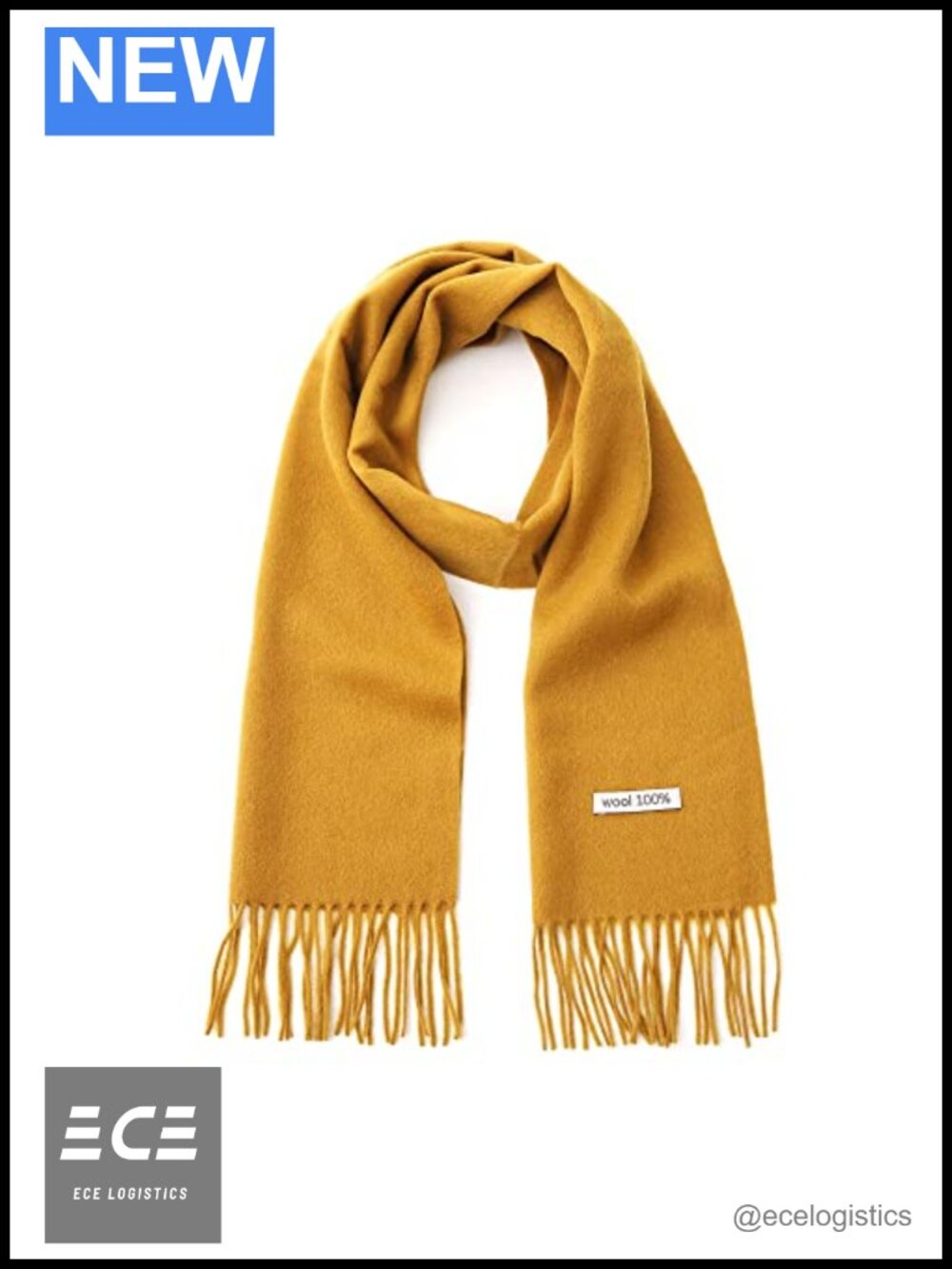 100% Pure Wool Winter Scarf Soft Warm Luxury Shawl Gift Box